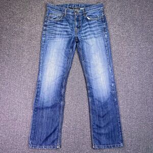 Helix Jeans Mens 36x34 Blue Slim Casual Bootcut Western Cowboy Rodeo Denim Y2K